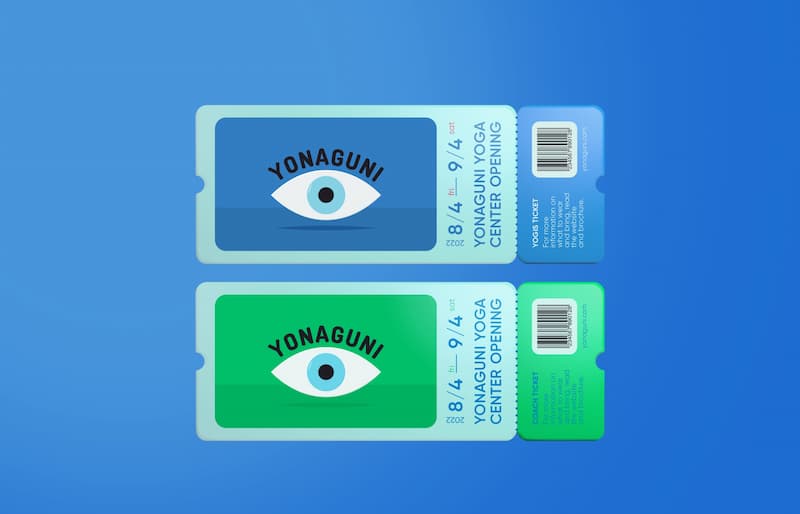 Yonaguni tickets design